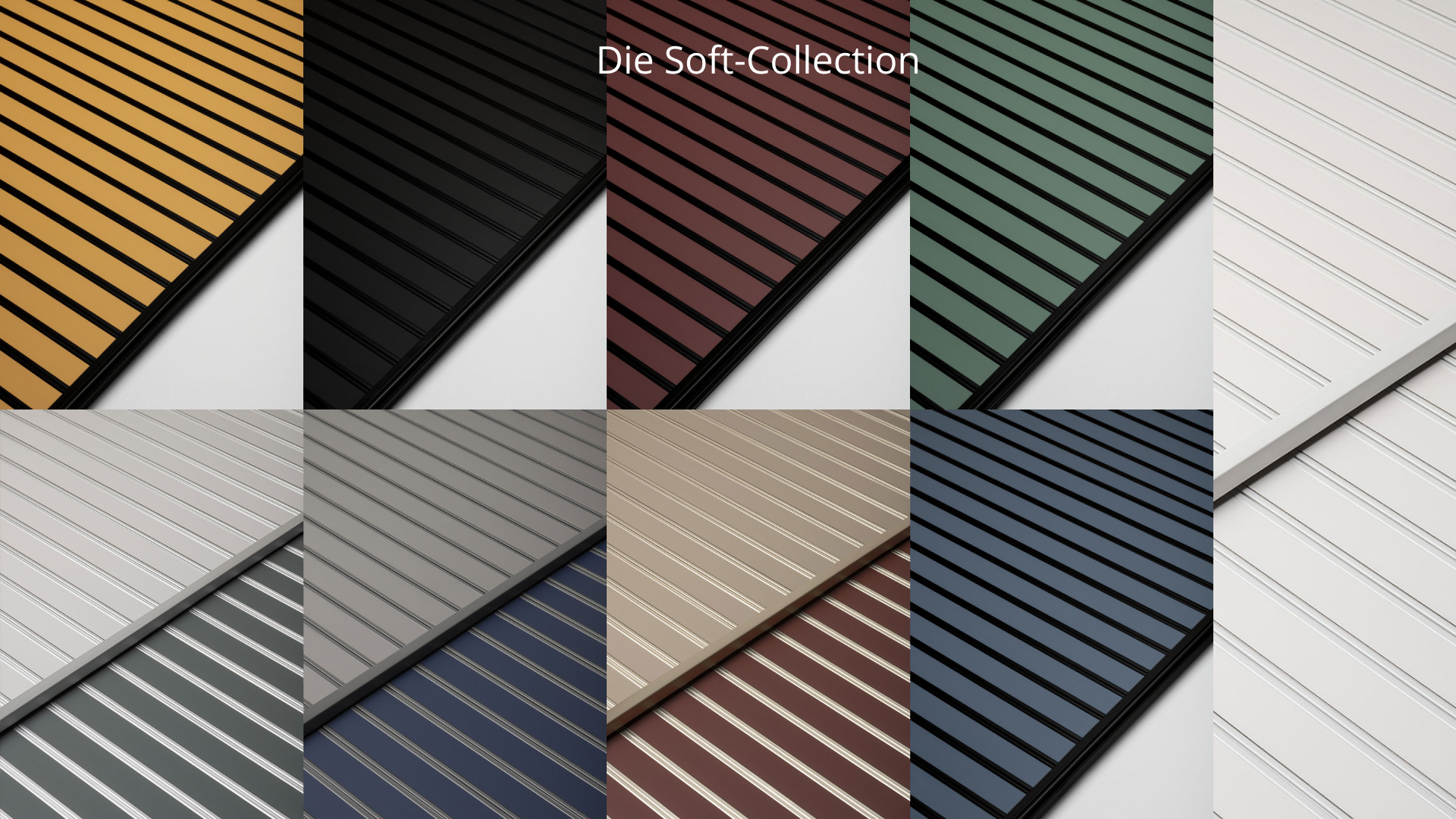 Horizontal Aluminium Rollladen für Möbel