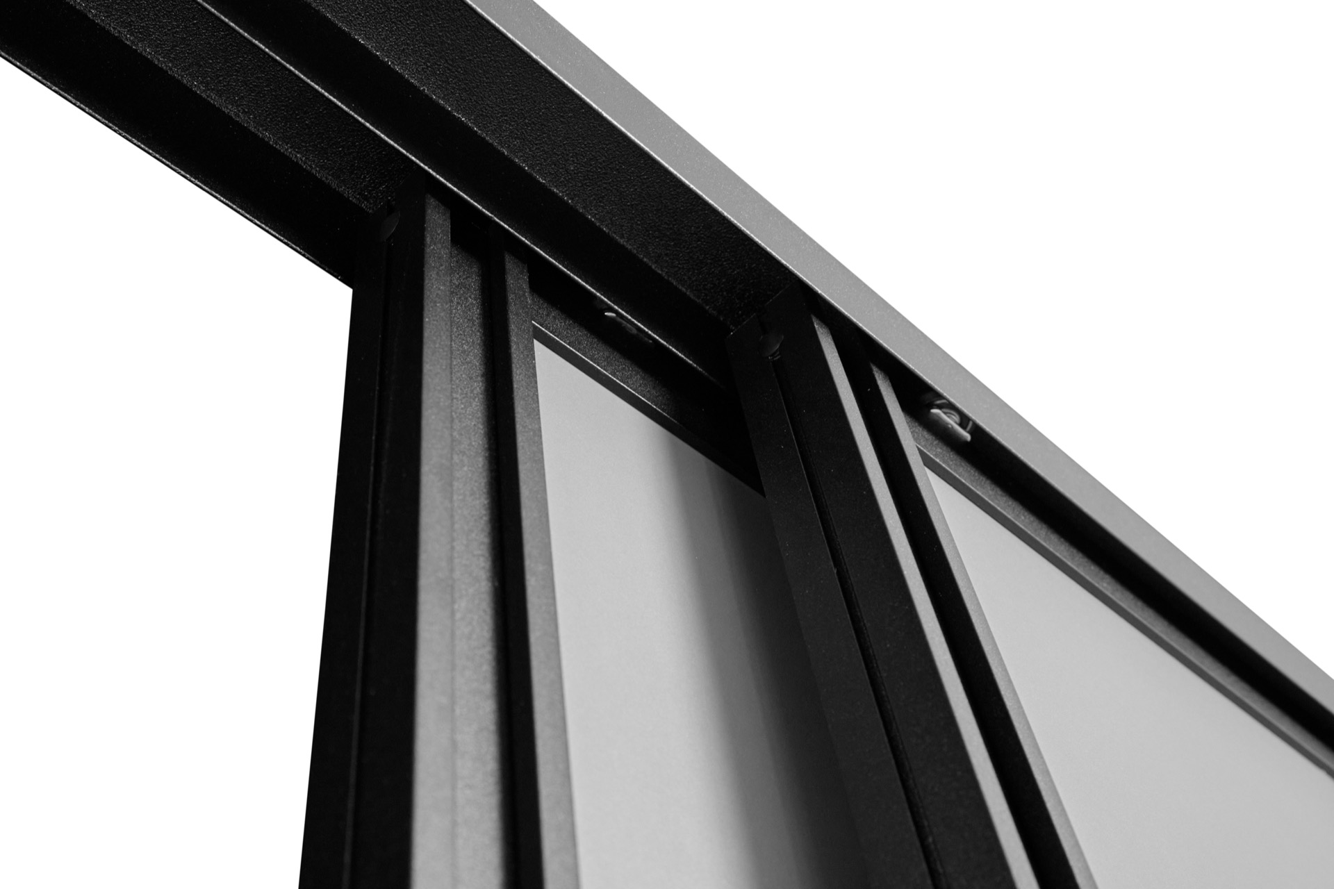 BS-Komfort mit Rahmentyp A Schiebetür-Bausatz | Schiebetür-Bausatz mit umlaufendem Alurahmen