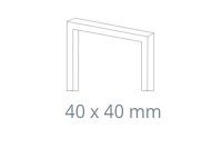 40 x 40 mm