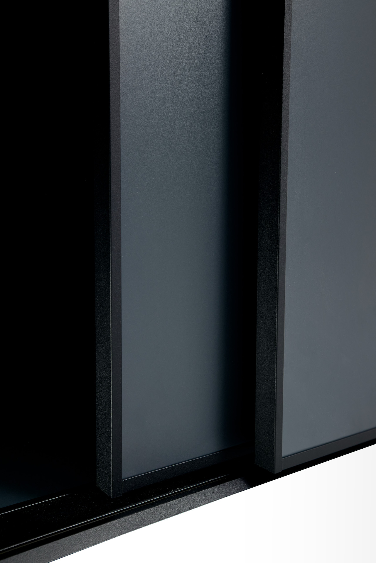 BS-Komplett U | Rahmenloser Schiebetür-Bausatz für Schrank-/Nischentüren inkl. Türfüllung